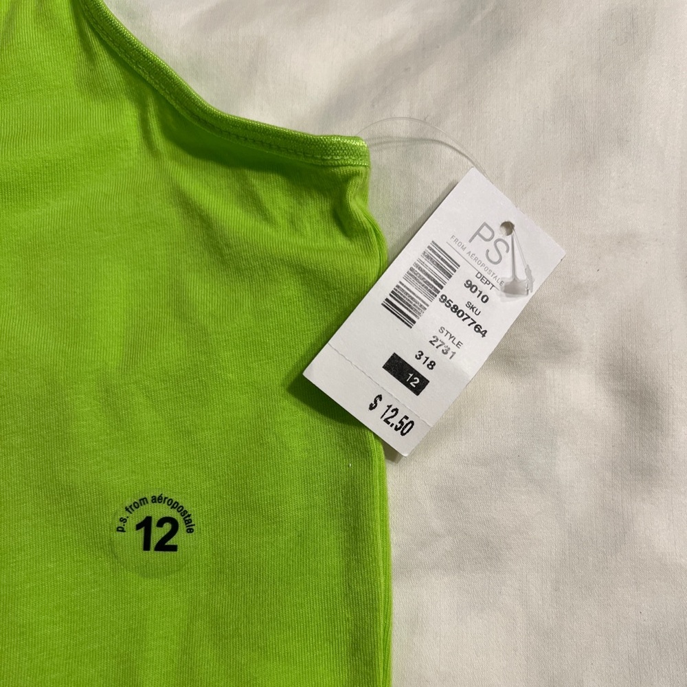 Seafoam Green & Lime Green Camisole Tanktops from P.S by Aeropostale NWT